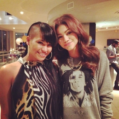 Cassie and Disney Network Star Zendaya Coleman @ Lola Monroe's Baby Shower
