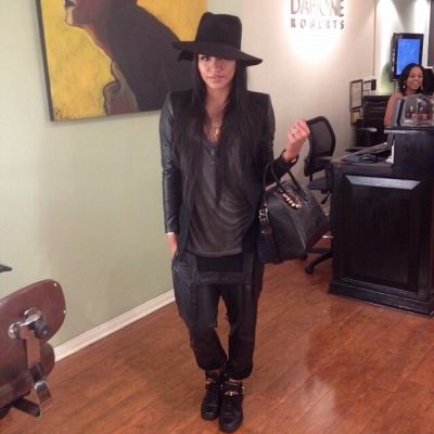 Damone Roberts studio in LA
