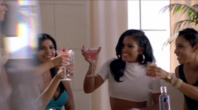 Scenes from the "Step into the Cirle with Ciroc" commercial

