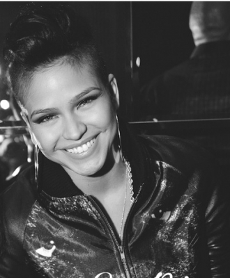Cassie parties at Diddy's Party @ The Drake for  All-Star Weekend. 
